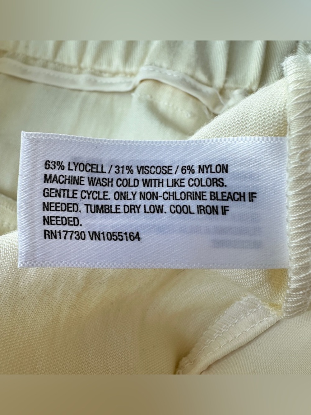 A New Day Cream Ivory Tailored Shorts Size 14 NWT High‎ Rise Summer - Picture 6 of 8